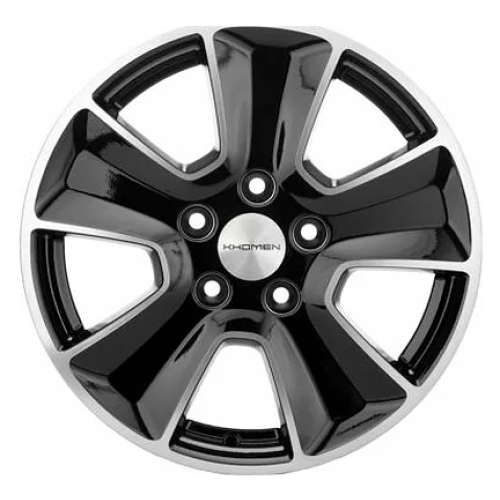 Легковой диск Khomen Wheels KHW1601 6,5x16 5x114,3 ET43 67,1 Black-FP