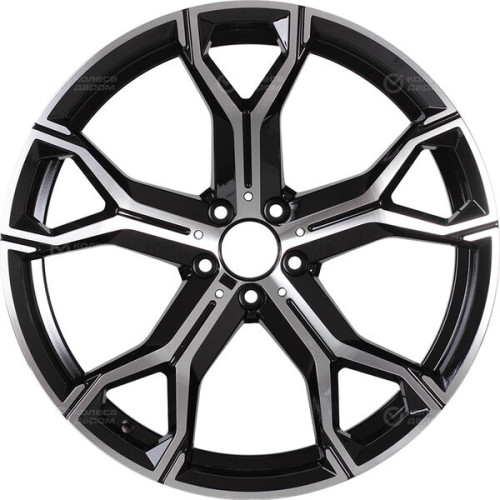 Колесный диск Replay B135 9.5xR22 5x112 ET37 DIA66.6 черный полностью полированный