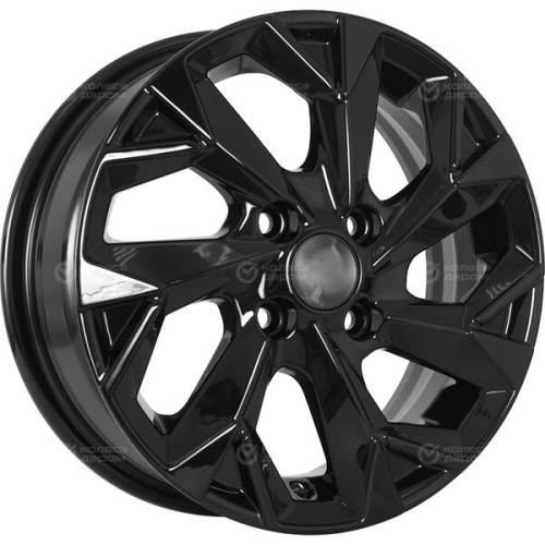 Колесный диск Carwel Вага 1402 5.5xR14 4x100 ET43 DIA60.1 черный