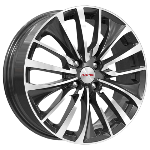 Легковой диск КиК Flanker 6,5x17 4x100 ET37 67,1 Алмаз черный