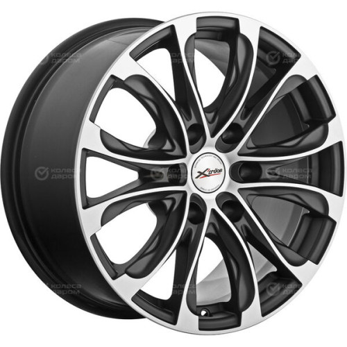 Колесный диск X-trike X134 8xR18 6x139.7 ET42 DIA75.1 черный матовый с полированной лицевой частью