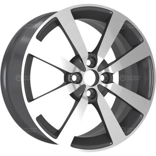 Колесный диск LS LS 948 6xR16 4x100 ET50 DIA60.1 насыщенный темно-серый полностью полированный