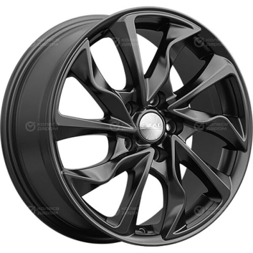 Колесный диск СКАД Marseille 7xR17 5x114.3 ET39 DIA60.1 черный полностью матовый
