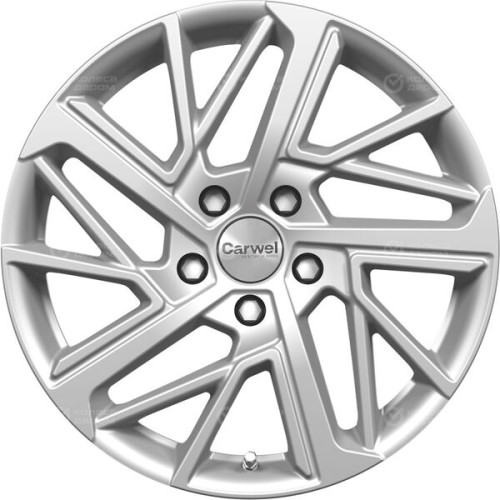 Колесный диск Carwel Мадон 267 6.5xR17 4x100 ET50 DIA60.1 серебристый