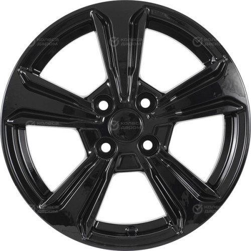 Колесный диск Carwel Диво 1502 6xR15 4x100 ET45 DIA56.6 чёрный