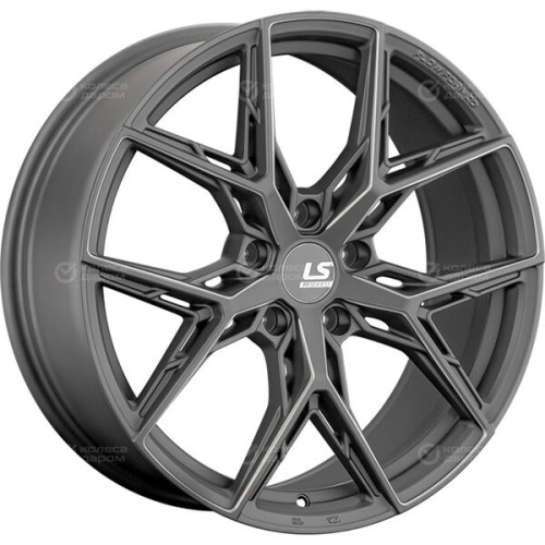 Колесный диск LS FlowForming LS RC82 9xR20 5x114.3 ET45 DIA67.1 серый матовый с фрезерованными лучами