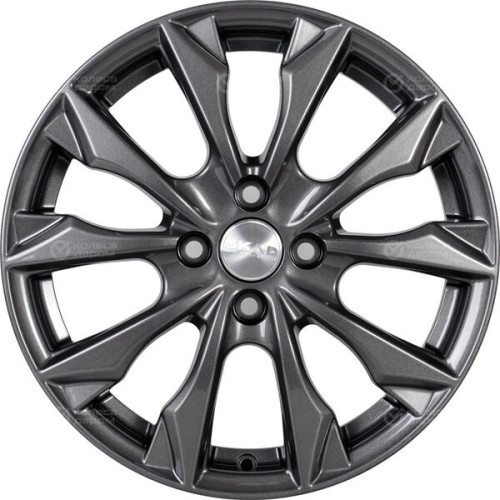 Колесный диск СКАД Нагоя 6xR16 4x100 ET50 DIA60.1 (уценка) темно-серый цвет с перламутровыми оттенками