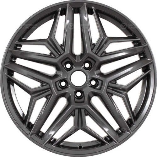 Колесный диск КиК Колумб 7xR19 5x114.3 ET40 DIA66.1 насыщенный темно-серый полностью полированный