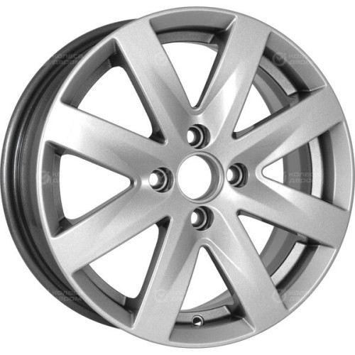 Колесный диск Carwel Волго 208 6xR15 4x100 ET45 DIA60.1 серебристый металлик