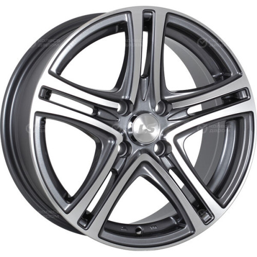 Колесный диск LS LS 570 6.5xR15 5x100 ET40 DIA73.1 насыщенный темно-серый полностью полированный