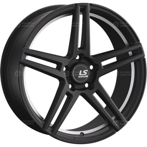 Колесный диск LS FlowForming LS RC01 8.5xR19 5x114.3 ET45 DIA67.1 матовый черный с полированной внутренней полкой