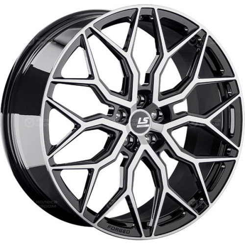 Колесный диск LS Forged LS FG13 8xR18 5x114.3 ET45 DIA67.1 черный полностью полированный