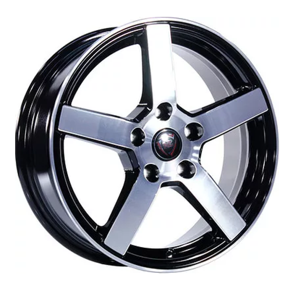 Легковой диск NZ R-02 6,5x16 5x112 ET46 57,1 BKF (уценка: замятие обода, 1 шт.)