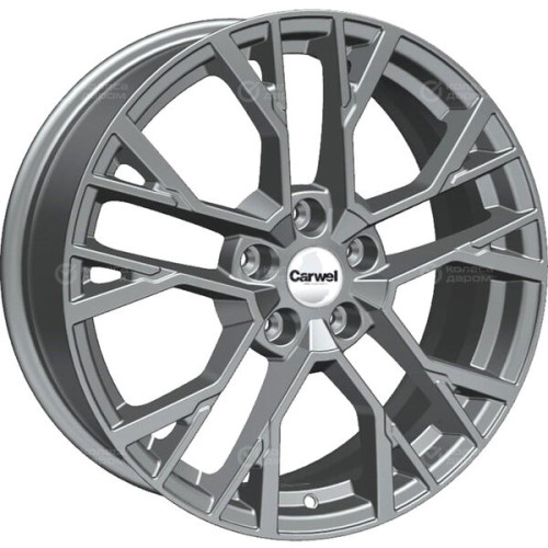 Колесный диск Carwel Камак 1810 7xR18 5x114.3 ET37 DIA66.5 серый