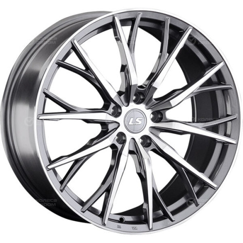Колесный диск LS FlowForming LS RC11 8.5xR20 5x114.3 ET45 DIA67.1 насыщенный темно-серый полностью полированный