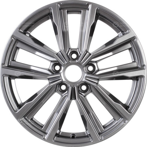 Колесный диск КиК Лацио 7.5xR17 5x114.3 ET35 DIA67.1 темно-серебристый