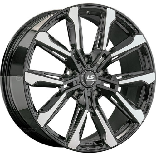 Колесный диск LS Forged LS FG34 8.5xR21 5x150 ET54 DIA110.1 черный полностью полированный